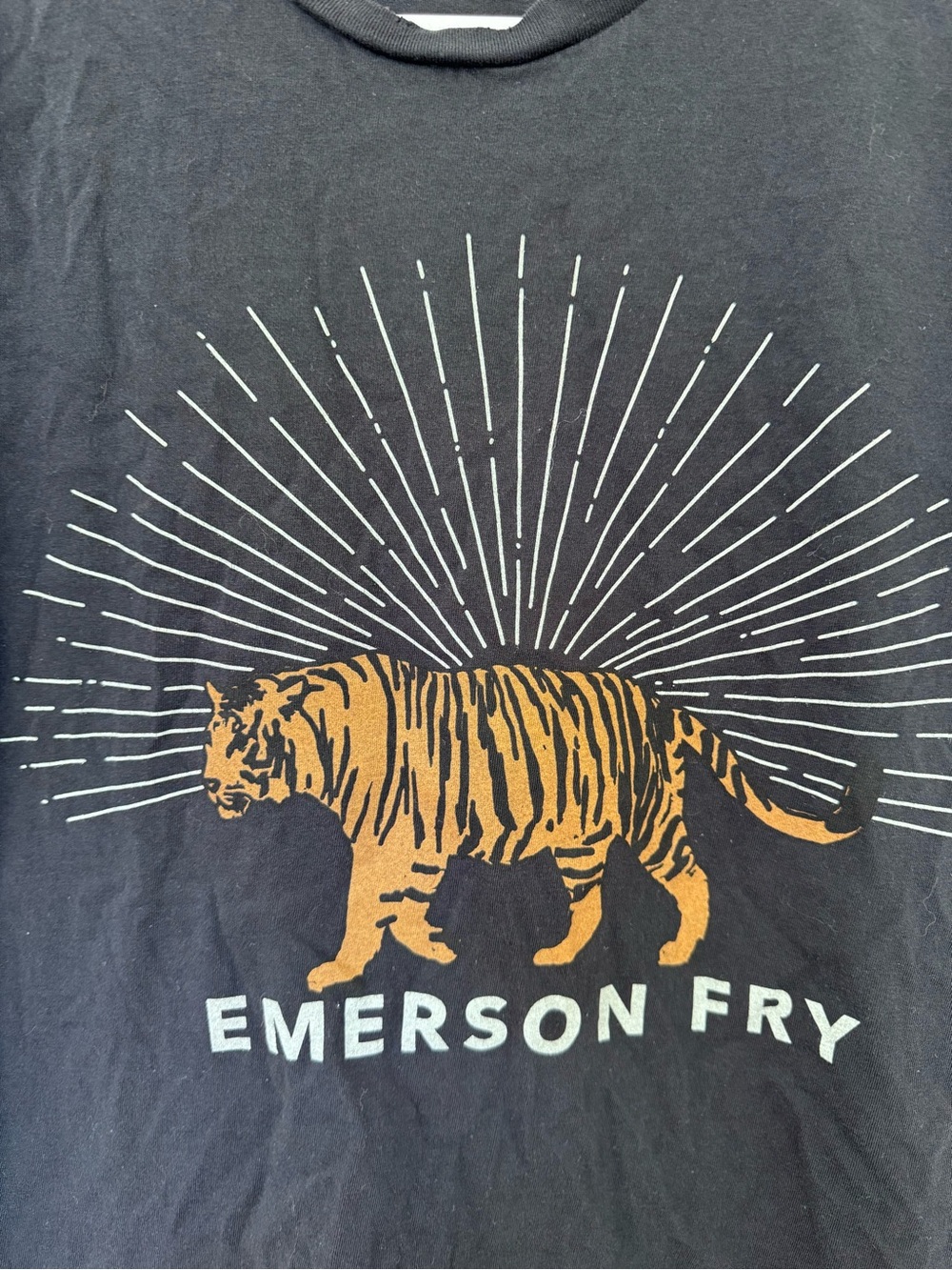 Emerson Fry Tiger Short Sleeve Tee Black size Small - Picture 5 of 9